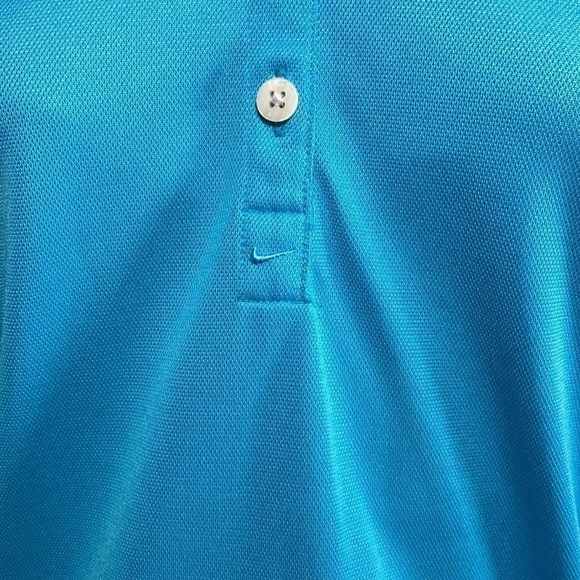 Nike Polo Golf Shirt Dry-Fit Blue - Picture 10 of 14